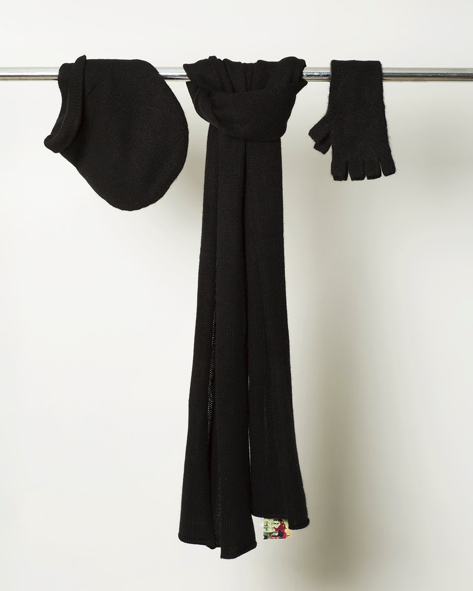 Megan's loose knit scarf