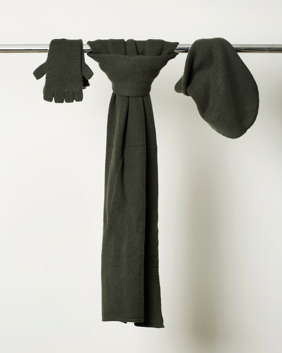 Megan's loose knit scarf