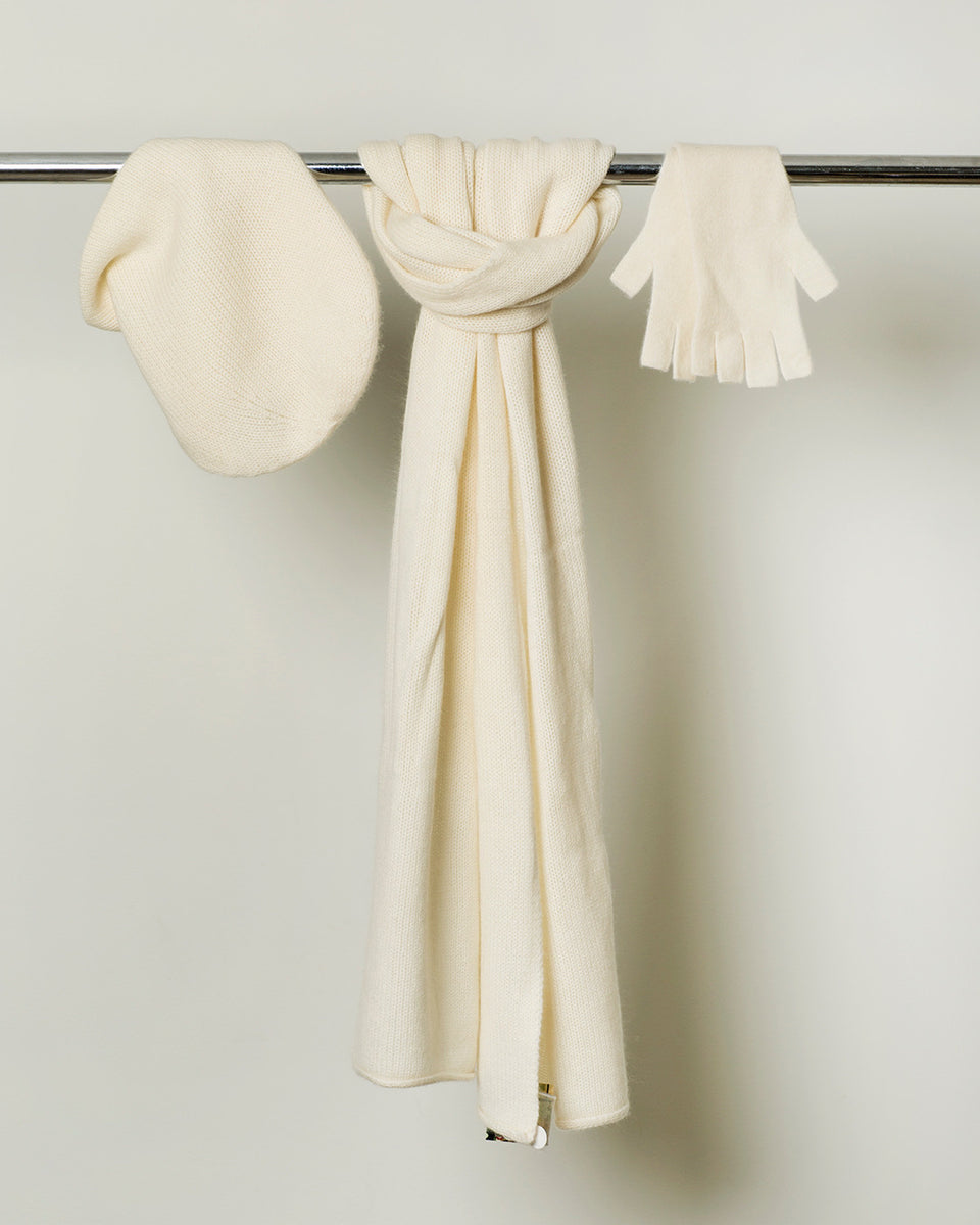 Megan's loose knit scarf